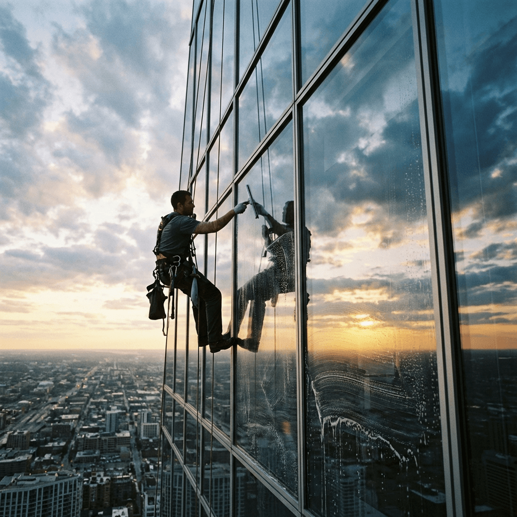 Limpeza de Vidros e Fachadas Prediais